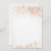 Cookies & Kakao Weihnachten 3. Geburtstag Party Einladung (Rückseite)