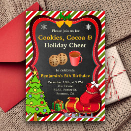 Cookies Kakao Weihnachten Geburtstagsparty Einladu Einladung