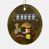 Cookies Leckereien Küche Einrichtung Keramikornament (Links)
