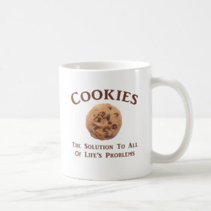 Cookies lösen Probleme Kaffeetasse