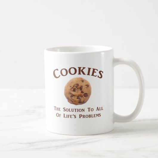 Cookies lösen Probleme Kaffeetasse (Rechts)