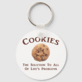 Cookies lösen Probleme Schlüsselanhänger (Vorderseite)
