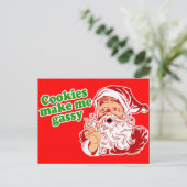 Cookies machen mich gassy postkarte (Stehend Vorderseite)