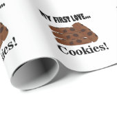 Cookies Meine erste Liebe Cookies Biscuit Geschenkpapier (Rolleneckpunkt)