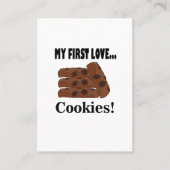 Cookies Meine erste Liebe Cookies Biscuit Visitenkarte (Vorderseite)
