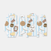 Cookies & Milk Blue Geburtstagsparty Gefälligkeits Geschenkschachtel (Ungefaltet)