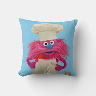 Cookie's Monster Food Truck   Gonger Posing Kissen