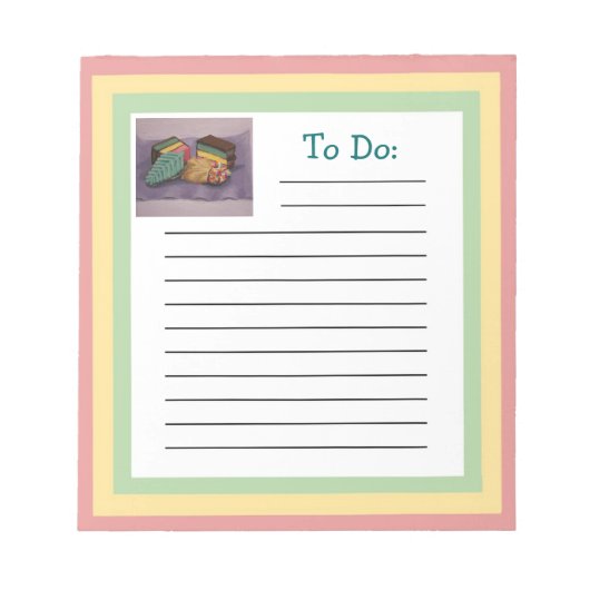Cookies Notepad Notizblock (Vorderseite)