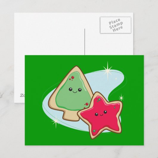 Cookies Postkarte (Vorne/Hinten)