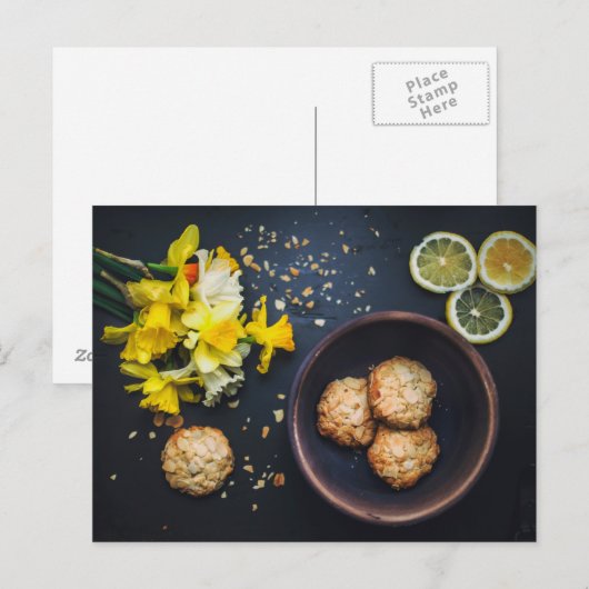 Cookies Postkarte (Vorne/Hinten)