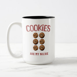 Cookies sind meine Nische Zweifarbige Tasse