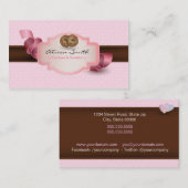 Cookies & Sweets Visitenkarte (Vorne/Hinten)