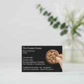 Cookies Theme Business Cards Visitenkarte (Stehend Vorderseite)