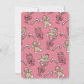 Cookies und Cocktails Weihnachts Friendsmas Party Einladung (Rückseite)