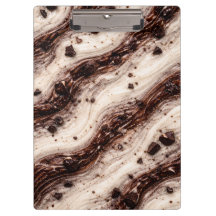 Cookies und Cream Milkshake Marmor-Textur-Design