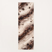 Cookies und Cream Milkshake Marmor-Textur-Design