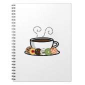 Cookies und Kaffee Notizblock (Vorderseite)