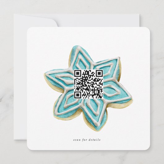 Cookies und Kakao-Feier einladen Einladung (Rückseite)