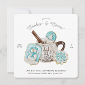 Cookies und Kakao-Feier einladen Einladung (Vorderseite)