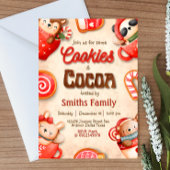 Cookies und Kakao - Feiertagsparty Einladung