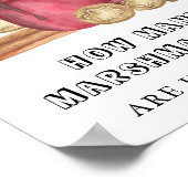 Cookies und Kakao Guess wie viele MARSHMALLOWS Poster (Ecke)