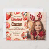 Cookies und Kakao - mit Foto Einladung (Vorderseite)