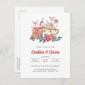 Cookies und Kakao-Party Einladung (Vorne/Hinten)