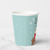 Cookies und Kakao Weihnachtsfeier Pappbecher (Rechts)