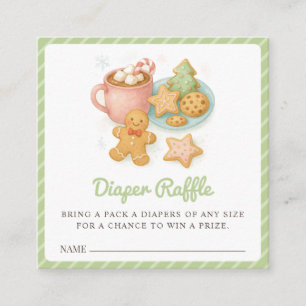Cookies und Kakao-Winter-Kinderdusche Begleitkarte