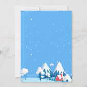 Cookies und Kakaobär Einladung (Rückseite)