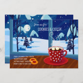 Cookies und Kakaoeinladung Einladung (Vorne/Hinten)