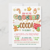 Cookies und Kakaoeinladung Einladung (Vorderseite)