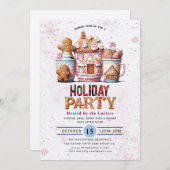 Cookies und Kakaofeier Einladung (Vorne/Hinten)