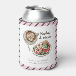 Cookies und Kakaowärme Pastellfarben Pink Babydusc Dosenkühler