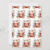 Cookies und Kakaoweihnachtsfeier Einladung (Rückseite)