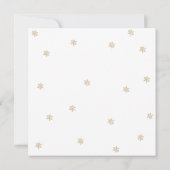 Cookies und Kakaoweihnachtsgebäck Einladung (Rückseite)