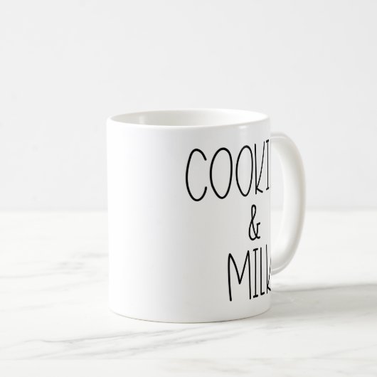 Cookies und Milch Kaffeetasse (VorderseiteRechts)