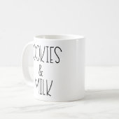 Cookies und Milch Kaffeetasse (Vorderseite Links)