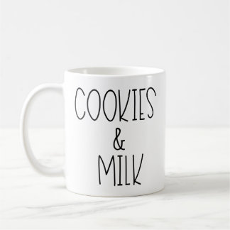 Cookies und Milch Kaffeetasse