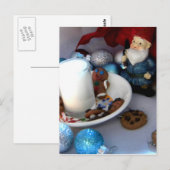 Cookies und Milchspender II Postkarte (Vorne/Hinten)