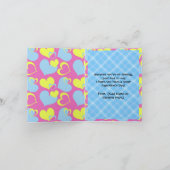 Cookies und Milchvalentine Feiertagskarte (Innenseite)