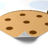 Cookies und Milk Baby Shower Banner-Zeichen Poster (Ecke)