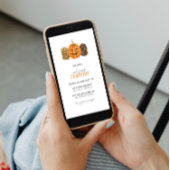 Cookies und Pumpkin Carving Party Einladung