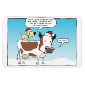 Cookies und Scotch für den Santa-Magneten Magnet (Horizontal)