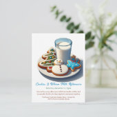 🥛 🍪 "Cookies & Warm Milk Afternoon" 🍪 Einladung (Stehend Vorderseite)