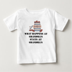 Cookies, Was passiert bei Oma's BLEIBE auf Gra... Baby T-shirt