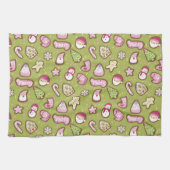 Cookies Weihnachts Grün Geschirrtuch (Horizontal)
