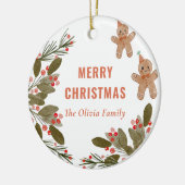 Cookies Weihnachtsgebäck Party Keramik Ornament (Links)