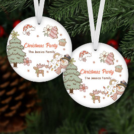 Cookies Weihnachtsgebäck Party Keramik Ornament