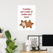 COOKIES WERDEN MIT.. POSTER (Heimbüro)